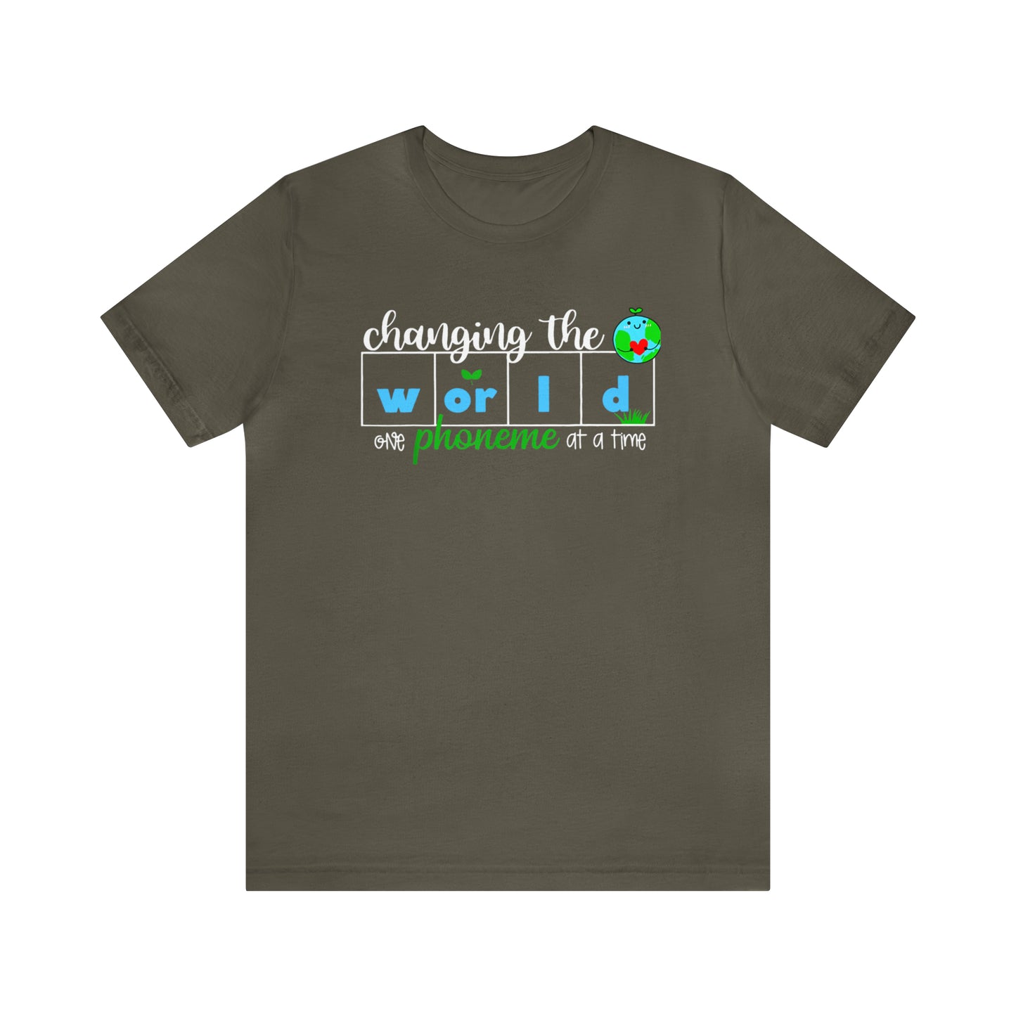 Changing the world one Phoneme at a time Short Sleeve Tee