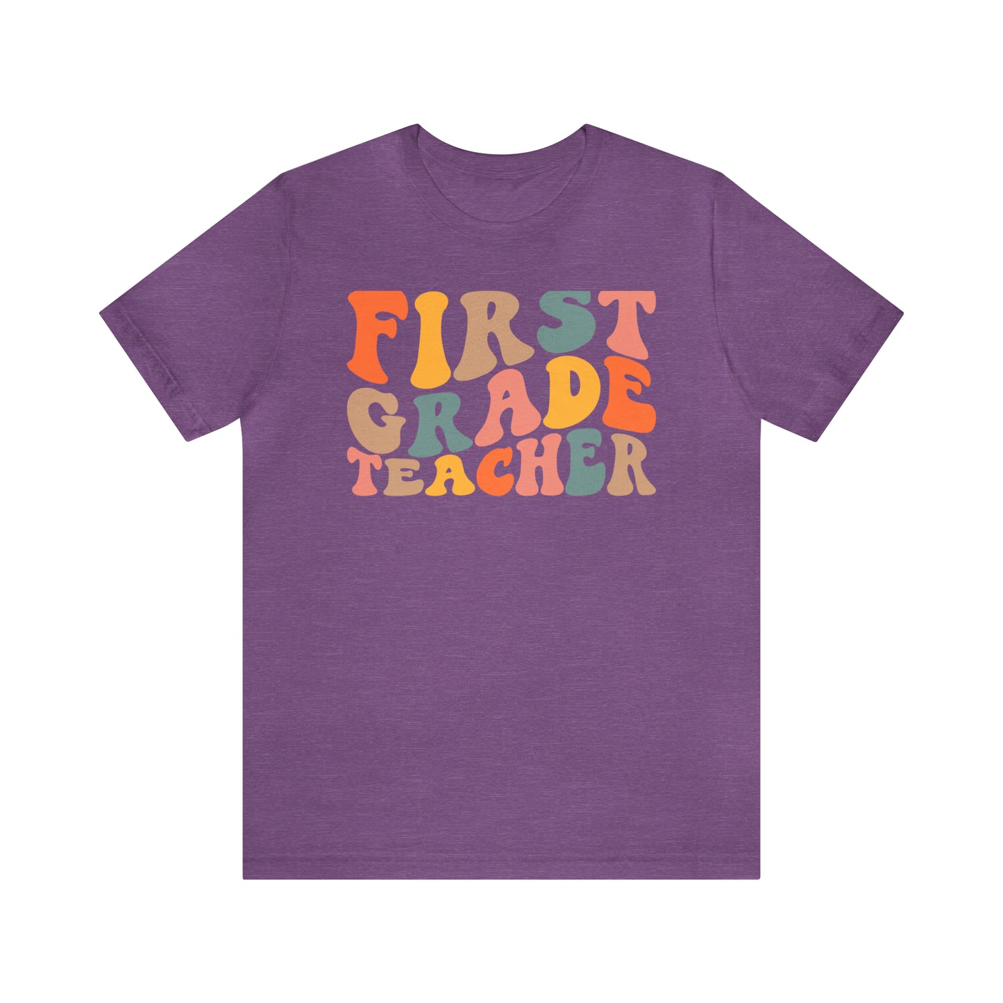 Retro First Grade Tee-Colorful