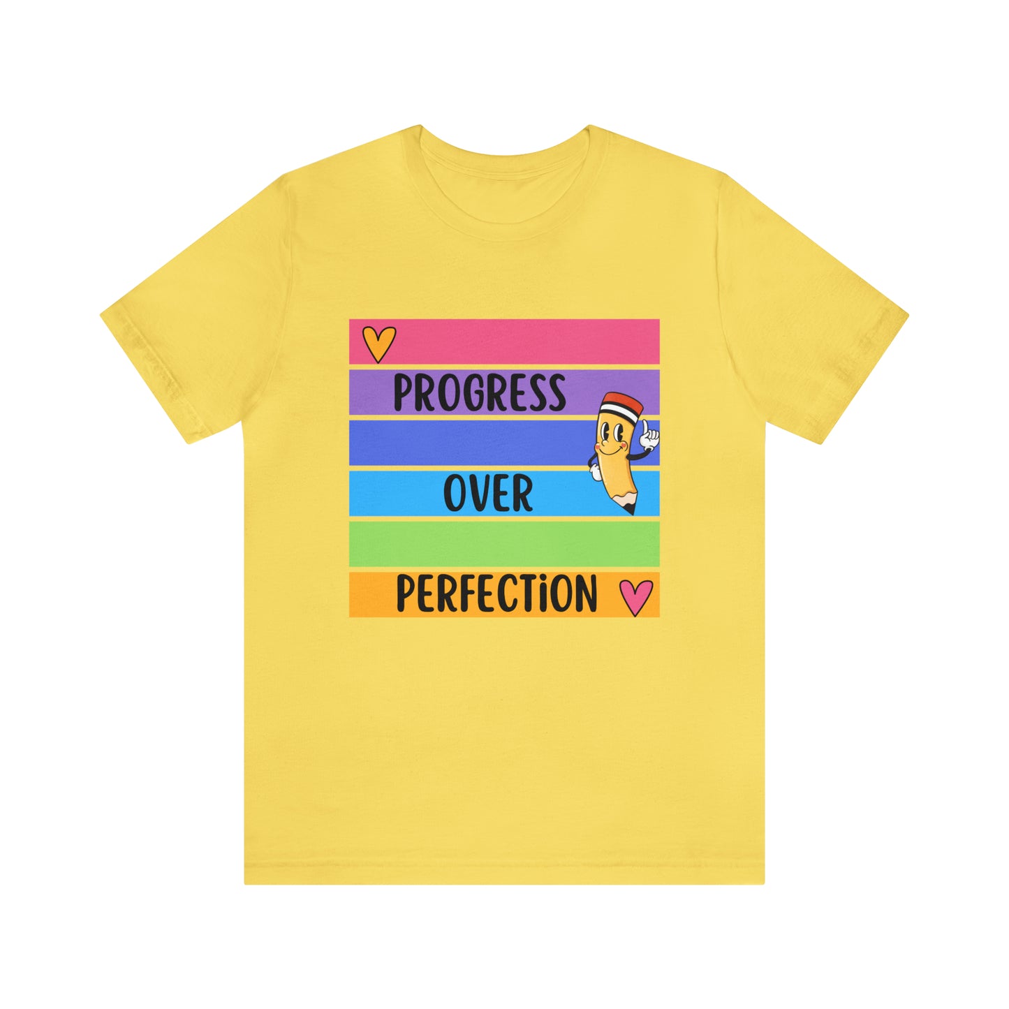 Progress over perfection unisex tee