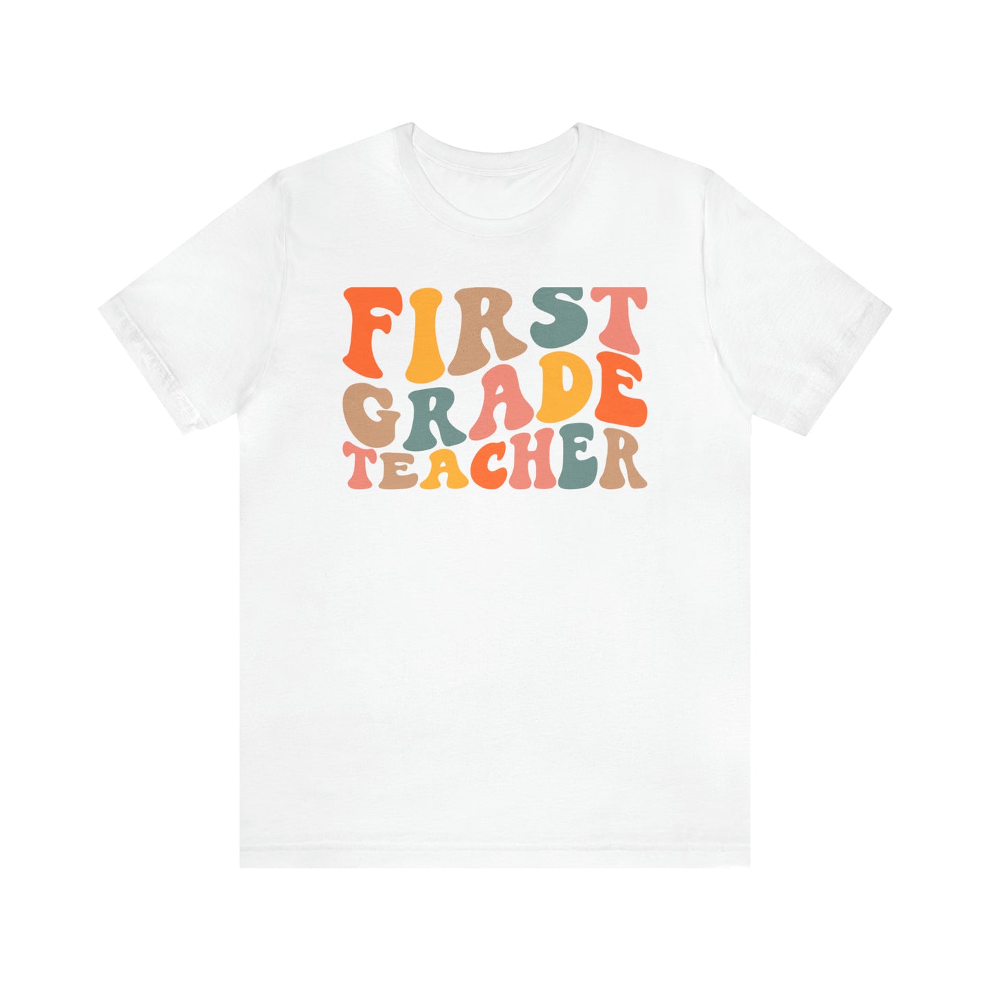 Retro First Grade Tee-Colorful