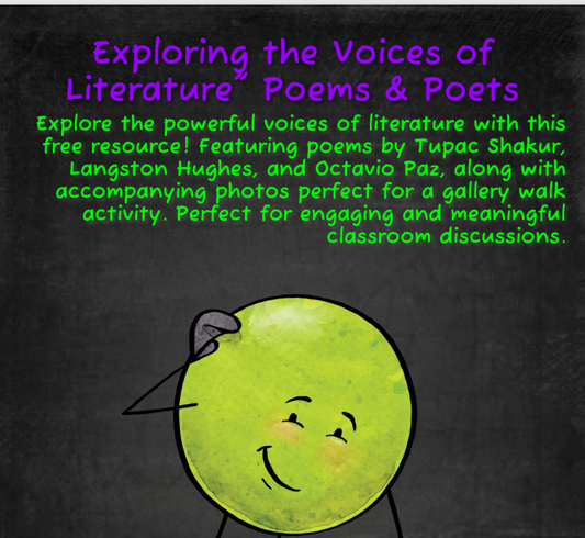 Free Poetry Resource "Exploring the voices of Literature Poems & Poets"