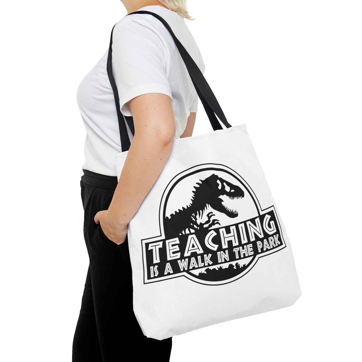 "Teaching is like walking in a park" Tote Bag