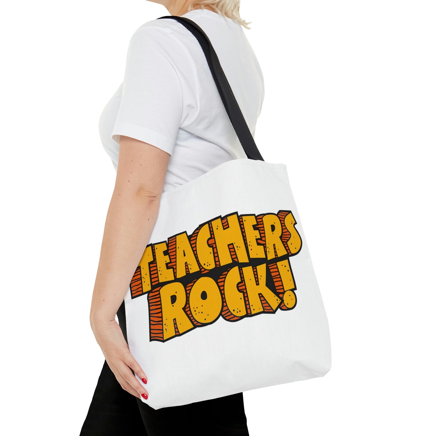 Teacher Rocks Tote Bag
